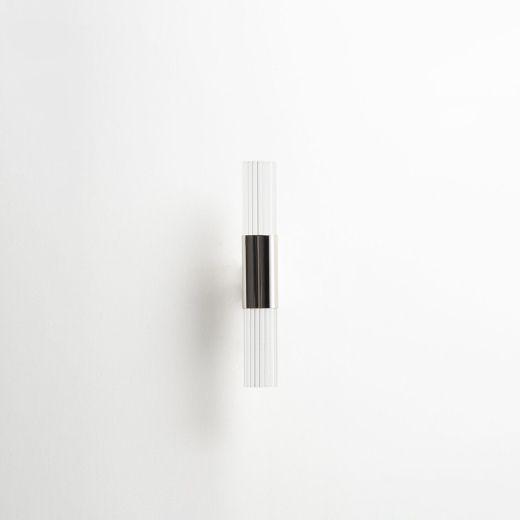 Elicriso wall lamp Tosconova with galvanic finish colour Nickel front light off
