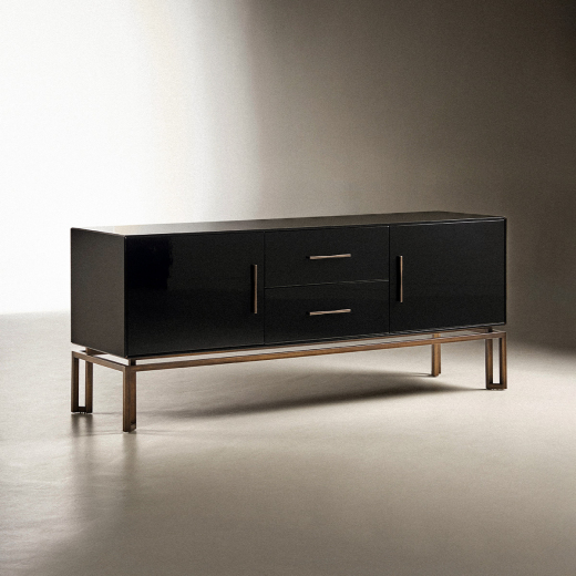 Credenza Oro con finitura Lucide 16 e Materica 01