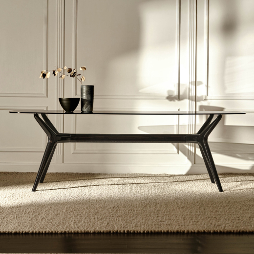 Tavolo Zoe glossy 220 cm frontale