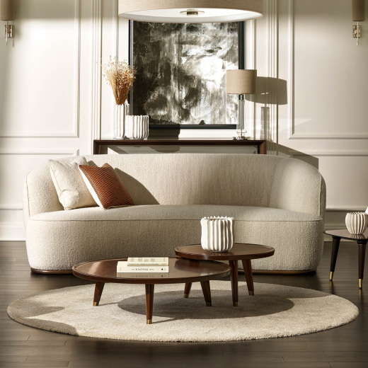 Narciso 3 seater sofa Tosconova Flair L13 upholstery front photo