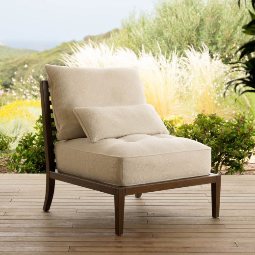 Teulada Tosconova armchair with Giglio L01 upholstery photo set three quarters