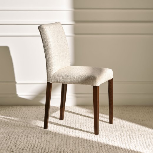 Nora chair Dedar St. Germain I01 upholstery threequarter