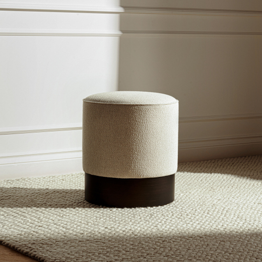 Pouf Swing rivestimento Giglio L01 trequarti