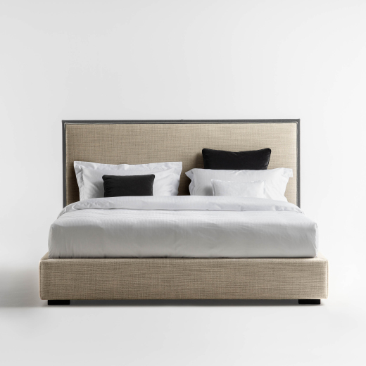 Letto Flat Tosconova imbottito con rivestimento Maya L02 foto frontale