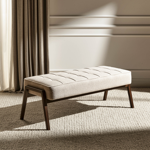 Victoria bench Giglio L01 upholstery threequarter