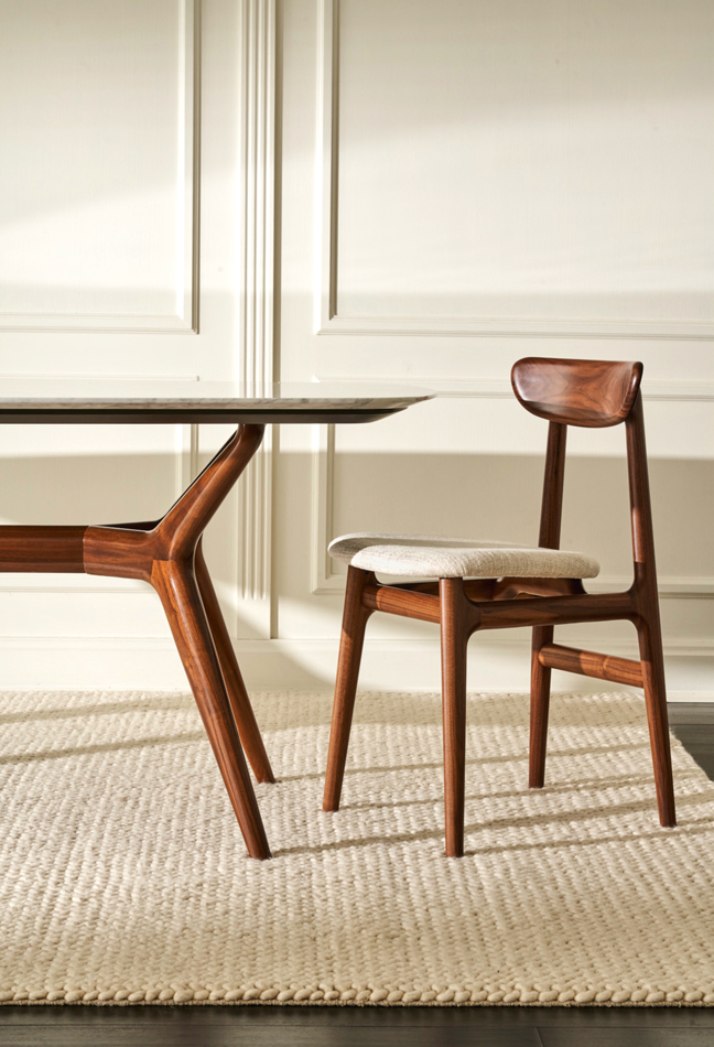 Zoe table and Forty Two chair