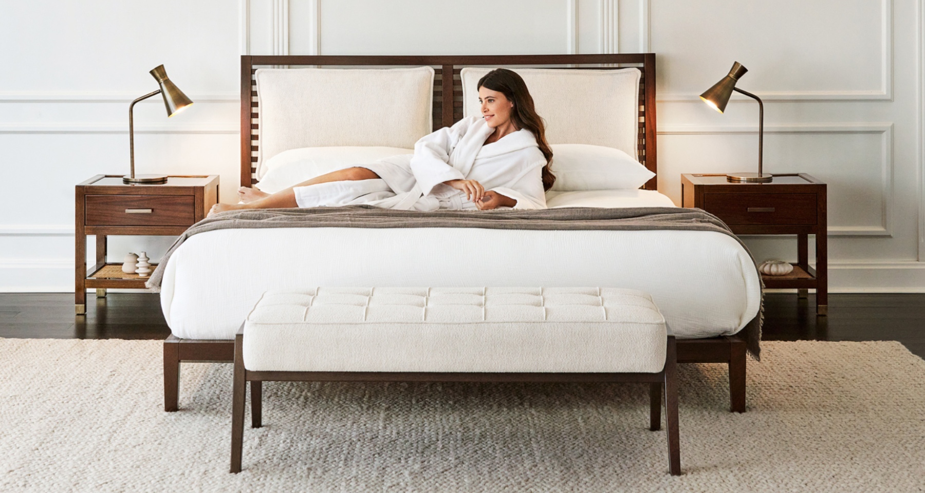 Teulada bed and Victoria bench