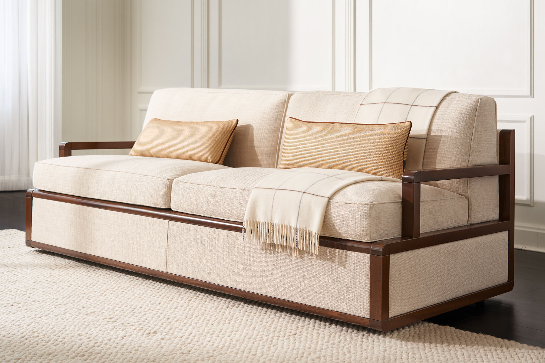 Duetto sofa and Amilcare small table